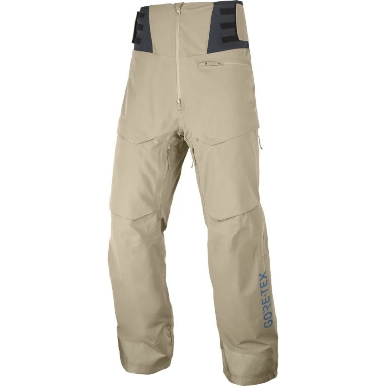 Pantalones De Esquí Salomon Gravity Gore Tex Hombre Kaki | MX BCTP975